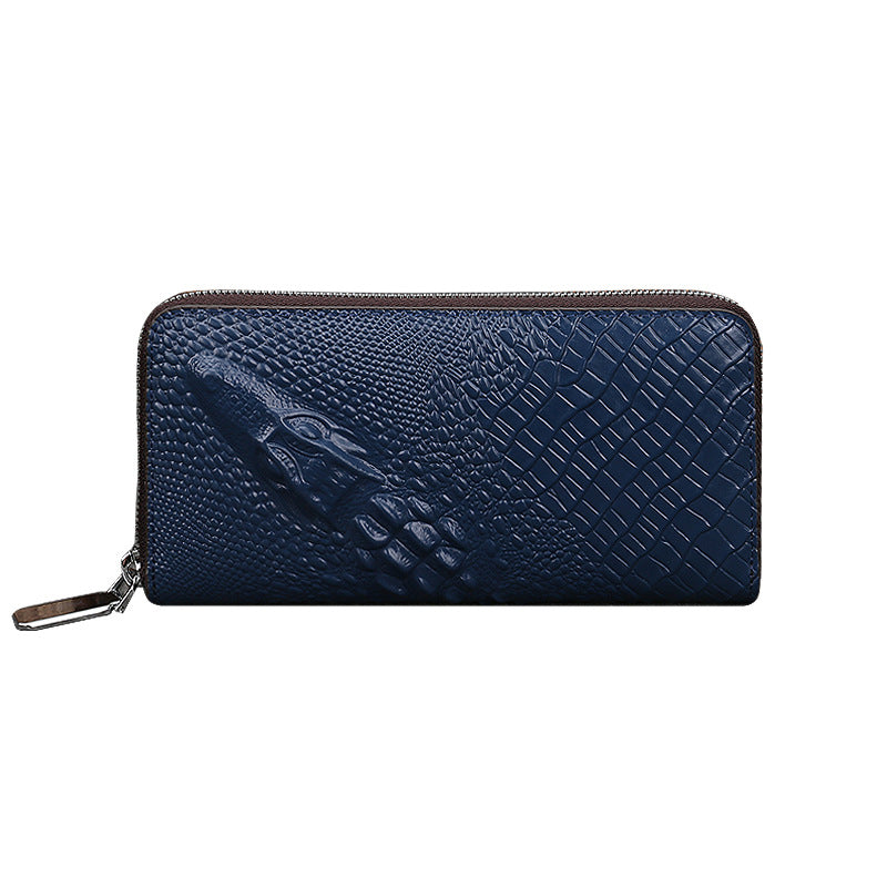 Made Vegetable Tanned Leather Card Holder green front view