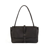 Messenger Vegetable Tanned Leather Crossbody Bag brown front view