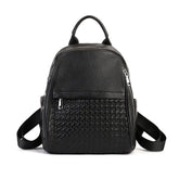 Business Vegetable Tanned Leather Backpack green front view