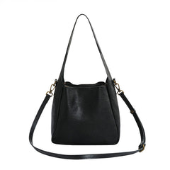 Autumn Vegetable Tanned Leather Crossbody Bag green front view